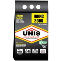 Купить Клей плиточный Юнис 2000, 5 кг оптом в Москве от производителя