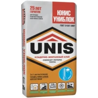 Купить Монтажно-кладочный клей Юнис Униблок Зимний , 25 кг оптом в Москве от производителя