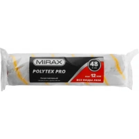 Купить MIRAX POLYTEX Pro 48 мм, 240 мм, ворс 12 мм, полиакрил/полиэстер, Малярный ролик (02816-24) оптом в Москве от производителя
