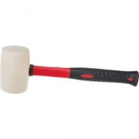 Купить БИБЕР 85418 Киянка белая с фиберглассовой ручкой 65мм (0,9кг) (6/24) оптом в Москве от производителя