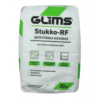 Купить Шпаклевка  Глимс Glims Stukko-RF Фасадная выравнивающая, 20 кг оптом в Москве от производителя
