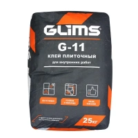 Купить Клей плиточный GLIMS-G 11 универсальный, 25 кг оптом в Москве от производителя