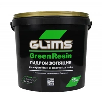 Купить Эластичный герметик GLIMS-GreenRezin многоцелевой, 15 кг оптом в Москве от производителя