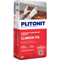 Купить PLITONIT Clinker Fix Клей для клинкерной плитки, класс С2 ТЕ по ГОСТ Р 56387  25 кг  (48шт/подд.) оптом в Москве от производителя