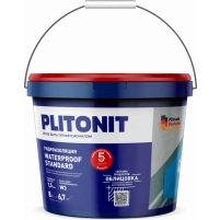 Купить PLITONIT WaterProof Standard Эластичная гидоизоляционная мастика для внутренних работ 8 кг  (60шт/подд.) оптом в Москве от производителя