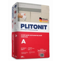 Купить PLITONIT А Клей для керамической плитки внутри помещений, класс С0T 25 кг  (48шт/подд.) оптом в Москве от производителя