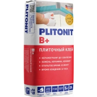 Купить PLITONIT В+ Клей для крупноформатного керамогранита и натурального камня, класс С2ТЕ  25 кг  (48шт/подд.) оптом в Москве от производителя
