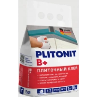Купить PLITONIT В+ Клей для крупноформатного керамогранита и натурального камня, класс С2ТЕ 5 кг  (168шт/подд.) оптом в Москве от производителя
