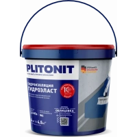 Купить PLITONIT ГидроЭласт Эластичная гидроизоляционная мастика 4 кг  (96шт/подд.) оптом в Москве от производителя