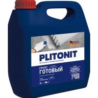 Купить PLITONIT Готовый Грунт Праймер акрилатный для подготовки оснований 3 кг  (144шт/подд.) оптом в Москве от производителя
