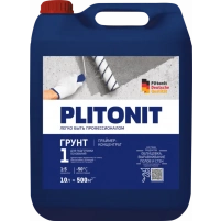 Купить PLITONIT Грунт 1 Праймер-концентрат 1:5 акрилатный для подготовки оснований 10 кг  (40шт/подд.) оптом в Москве от производителя