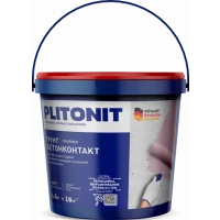 Купить PLITONIT Грунт БетонКонтакт Адгезионный праймер для обработки гладких оснований 4.5 кг  (96шт/подд.) оптом в Москве от производителя