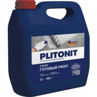 Купить PLITONIT Грунт Готовый PROFI Грунтовка глубокого проникновения 3 кг (144шт/подд.) оптом в Москве от производителя