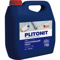 Купить PLITONIT Грунт Упрочняющий PROFI Грунтовка глубокого проникновения для слабых оснований; концентрат 1:2  3 кг  (144шт/подд.) оптом в Москве от производителя