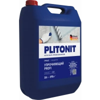 Купить PLITONIT Грунт Упрочняющий PROFI Грунтовка глубокого проникновения для слабых оснований; концентрат 1:2 10 кг  (40шт/подд.) оптом в Москве от производителя