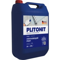 Купить PLITONIT Грунт Упрочняющий PROFI Грунтовка глубокого проникновения для слабых оснований; концентрат 1:2 10 кг  (40шт/подд.) оптом в Москве от производителя