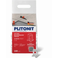 Купить PLITONIT зажим SVP-PROFI 0,7 мм (100 шт) (24пак в короб/(1000пак/подд.) оптом в Москве от производителя