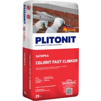 Купить PLITONIT Затирка Colorit Fast Clinker белый 25 кг (48шт/подд.) оптом в Москве от производителя