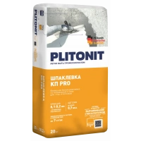 Купить PLITONIT КПpro Финишная шпаклевка на полимерной основе для стен и потолков  20 кг  (48шт/подд.) оптом в Москве от производителя