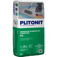 Купить PLITONIT Р3 Ровнитель быстротвердеющий для финишного выравнивания 20 кг  (48шт/подд.) оптом в Москве от производителя