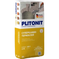 Купить PLITONIT СуперКамин ТермоКлей для облицовки печей и каминов 25 кг (48шт/подд.) оптом в Москве от производителя