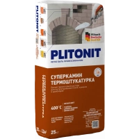 Купить PLITONIT СуперКамин ТермоШтукатурка белая для отделки печей и каминов 25 кг (48шт/подд.) оптом в Москве от производителя