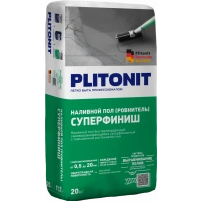 Купить PLITONIT СуперФиниш Ровнитель быстротвердеющий самовыравнивающийся суперфинишный 20 кг  (48шт/подд.) оптом в Москве от производителя