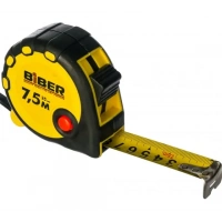 Купить Рулетка БИБЕР 40094 STANDART обрезиненный корпус 7,5мх25мм оптом в Москве от производителя