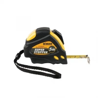 Купить Рулетка БИБЕР 40123 ''SUPER STOPPER'' обрезиненный корпус автофиксация 5мх19мм оптом в Москве от производителя