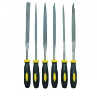 Купить БИБЕР 85311 Набор надфилей 150мм с двухкомпонентной ручкой (набор 6шт) (20/120) оптом в Москве от производителя