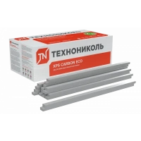 Купить БРУСКИ XPS ТЕХНОНИКОЛЬ CARBON ECO 1180х50х50 мм (5,6м2=0,28м3 =113,28п.м., 96 шт/уп) оптом в Москве от производителя
