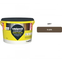Купить ВЕТОНИТ КОМФОРТ СПЕКТРУМ  15 (дуб) Цветная цементная затирка для швов 1-10 мм. 2 кг оптом в Москве от производителя