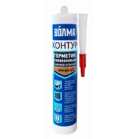 Купить ВОЛМА Контур Герметик силиконовый универсальный  290мл коричневый оптом в Москве от производителя
