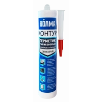 Купить ВОЛМА Контур Герметик силиконовый универсальный  290мл светло-серый оптом в Москве от производителя