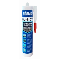 Купить ВОЛМА Контур Герметик силиконовый универсальный  290мл темно-серый оптом в Москве от производителя
