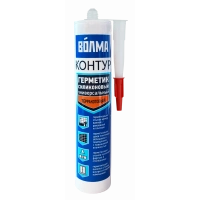 Купить ВОЛМА Контур Герметик силиконовый универсальный  290мл терракотовый оптом в Москве от производителя