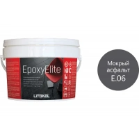Купить Литокол EpoxyElite Эпоксидная затирка E.06 Мокрый асфальт 2кг оптом в Москве от производителя