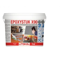 Купить Литокол Epoxystuk X90 Эпоксидная затирка C.00 Белый 5кг оптом в Москве от производителя