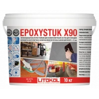 Купить Литокол Epoxystuk Х90 Эпоксидная затирка C.00 Bianco (Белый) 10кг оптом в Москве от производителя