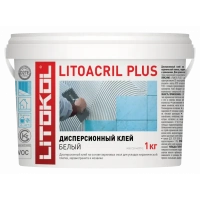 Купить Литокол LITOACRIL PLUS дисперсионный клей 1кг оптом в Москве от производителя