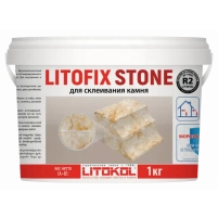 Купить Литокол LITOFIX STONE  Двухкомпонентный эпоксидный тиксотропный клей, 1кг оптом в Москве от производителя