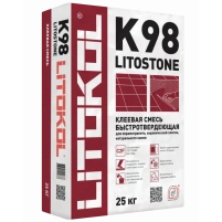 Купить Клей для плитки Litokol Litostone K98 Серый быстротвердеющий 25 кг оптом в Москве от производителя