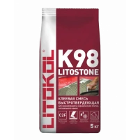 Купить Клей для плитки Litokol Litostone K98 Серый быстротвердеющий 5 кг оптом в Москве от производителя