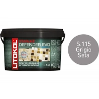 Купить Литокол Starlike Defender EVO Антибак. эпоксидная затирка S.115 GRIGIO SETA (Серый шелк) 1кг оптом в Москве от производителя