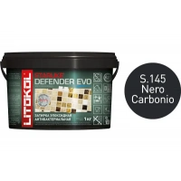 Купить Литокол Starlike Defender EVO Антибак. эпоксидная затирка S.145 NERO CARBONIO (Черный) 1кг оптом в Москве от производителя