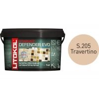 Купить Литокол Starlike Defender EVO Антибак. эпоксидная затирка S.205 TRAVERTINO (Светло-бежевый) 1кг оптом в Москве от производителя