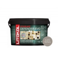 Купить Литокол Starlike Defender EVO Антибак. эпоксидная затирка S.215 TORTORA (Серо-коричневый) 1кг оптом в Москве от производителя