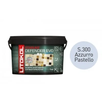 Купить Литокол Starlike Defender EVO Антибак. эпоксидная затирка S.300 AZZURRO PASTELLO (Светло-голубой) 1кг оптом в Москве от производителя