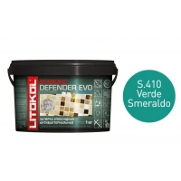 Купить Литокол Starlike Defender EVO Антибак. эпоксидная затирка S.410 VERDE SMERALDO (Изумруд) 1кг оптом в Москве от производителя