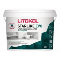 Купить Литокол Starlike Evo Эпоксидная затирка S.100 BIANCO ASSOLUTO (белый) 5кг оптом в Москве от производителя